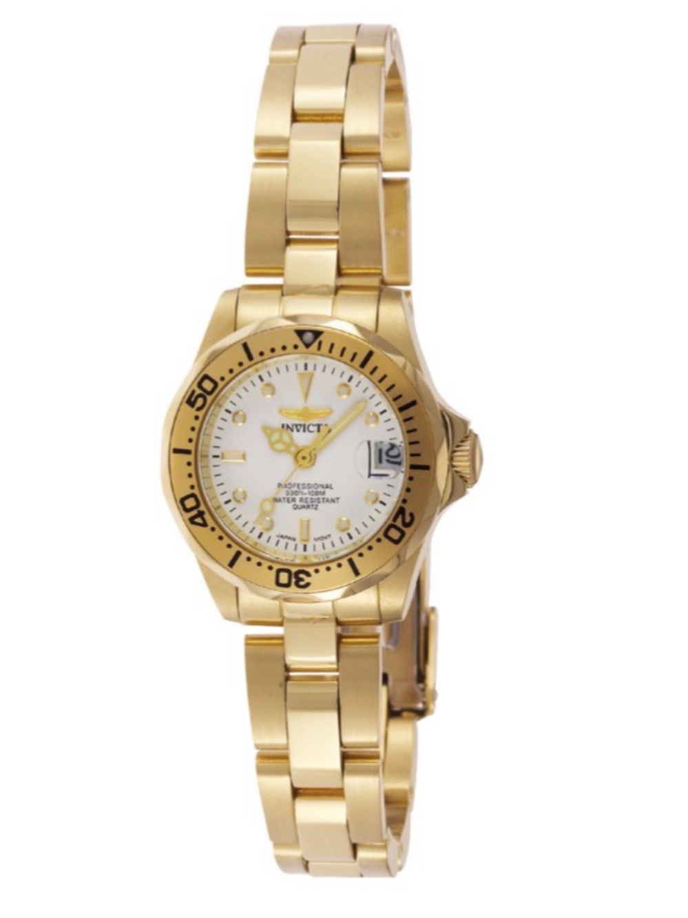 Invicta Pro Diver Women's Watch - 24.5mm, Gold (8945)